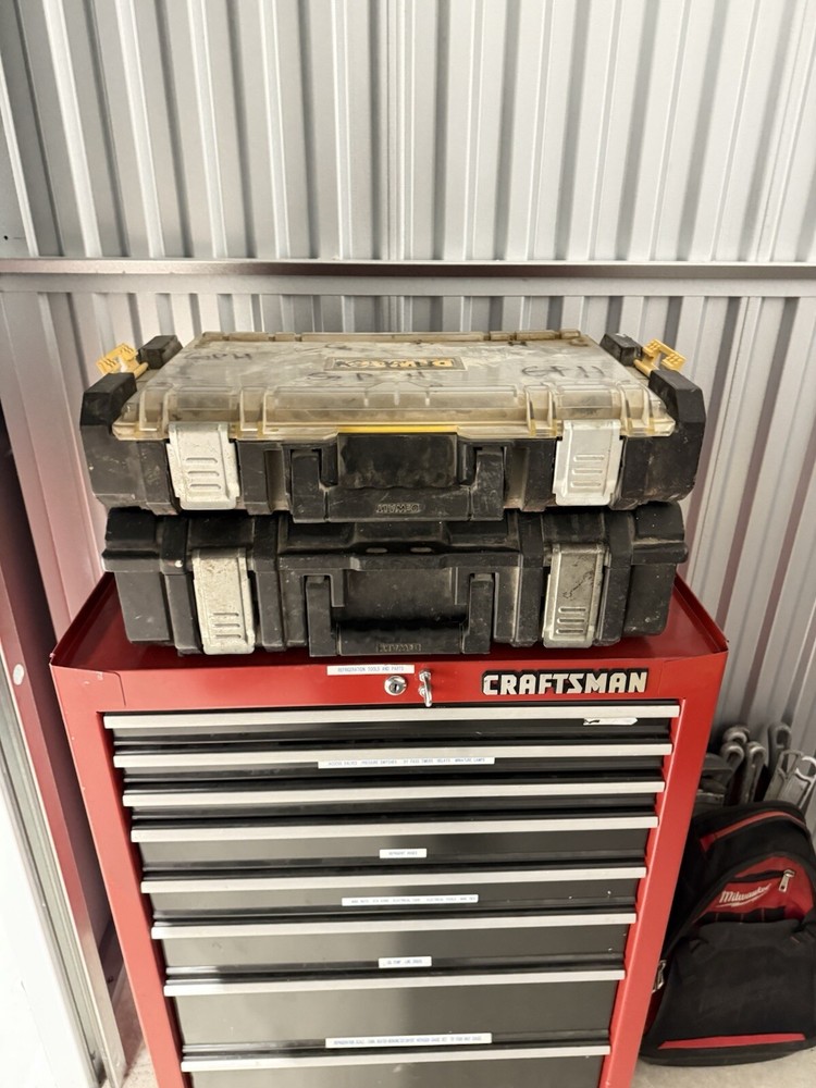 DeWalt Stackable Tool Boxes And Drills