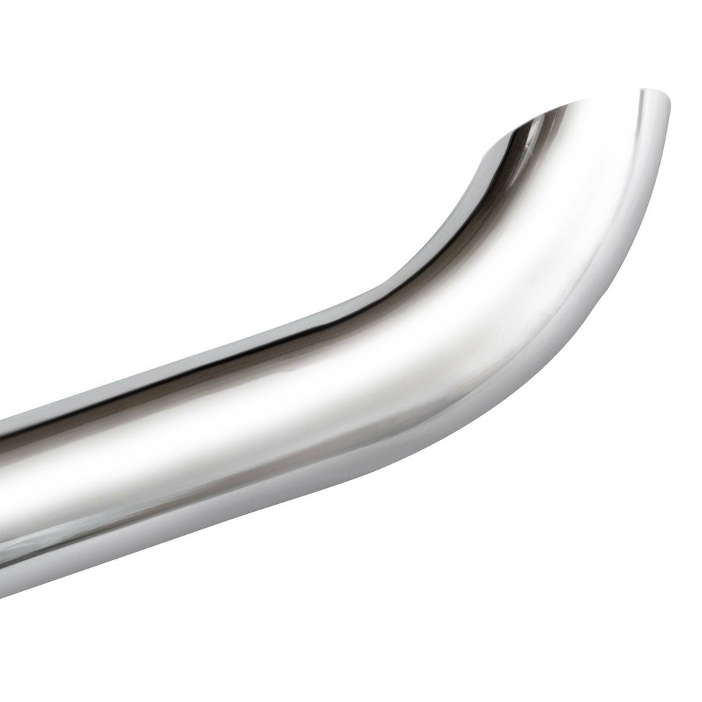 3" inch X 36" inch OD Chrome Curved Stack Pipe Exhaust Pipe Tailpipe
