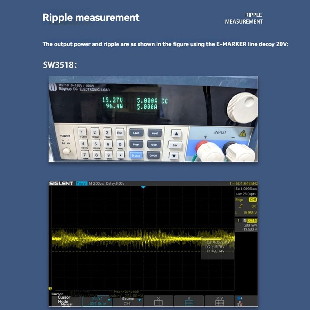 SW3518 100W Full Protocol Fast Charging Module Supports Step Down Function 2947
