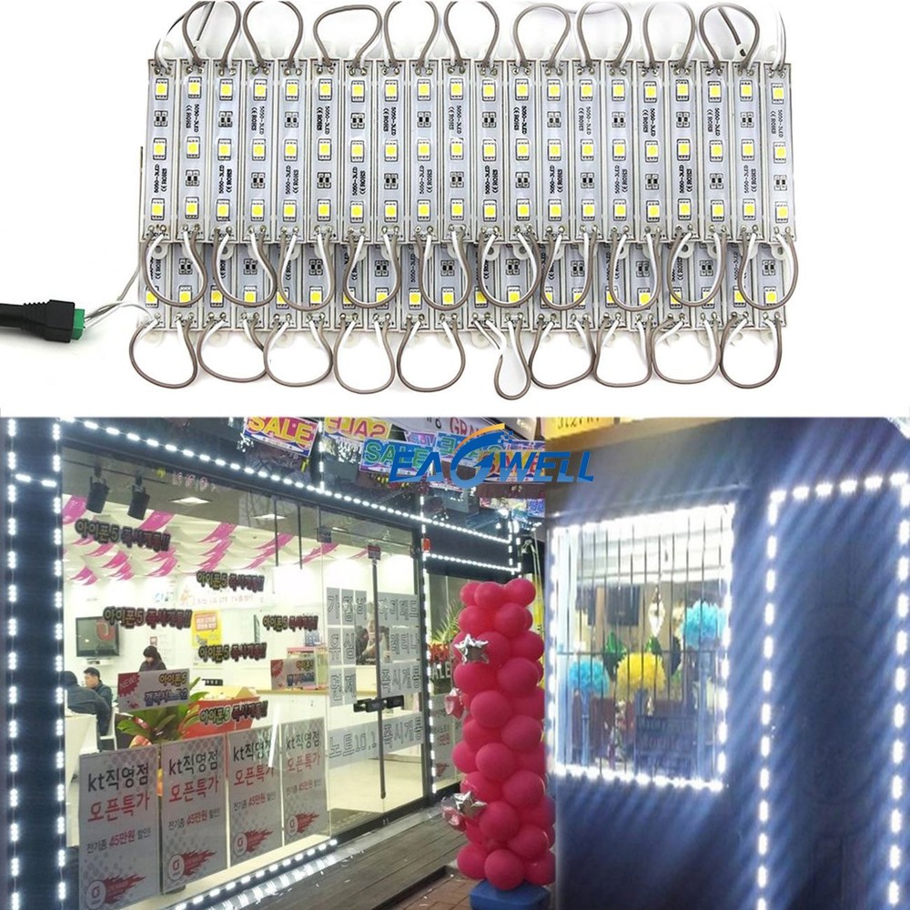 20' ft Multi-color Store Front LED Window Light Module with power supply +Remote