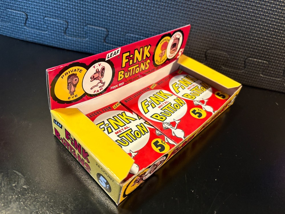 Fink Buttons - Empty custom design display box