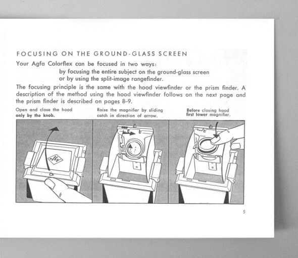 Agfa Colorflex Instruction Manual Reprint