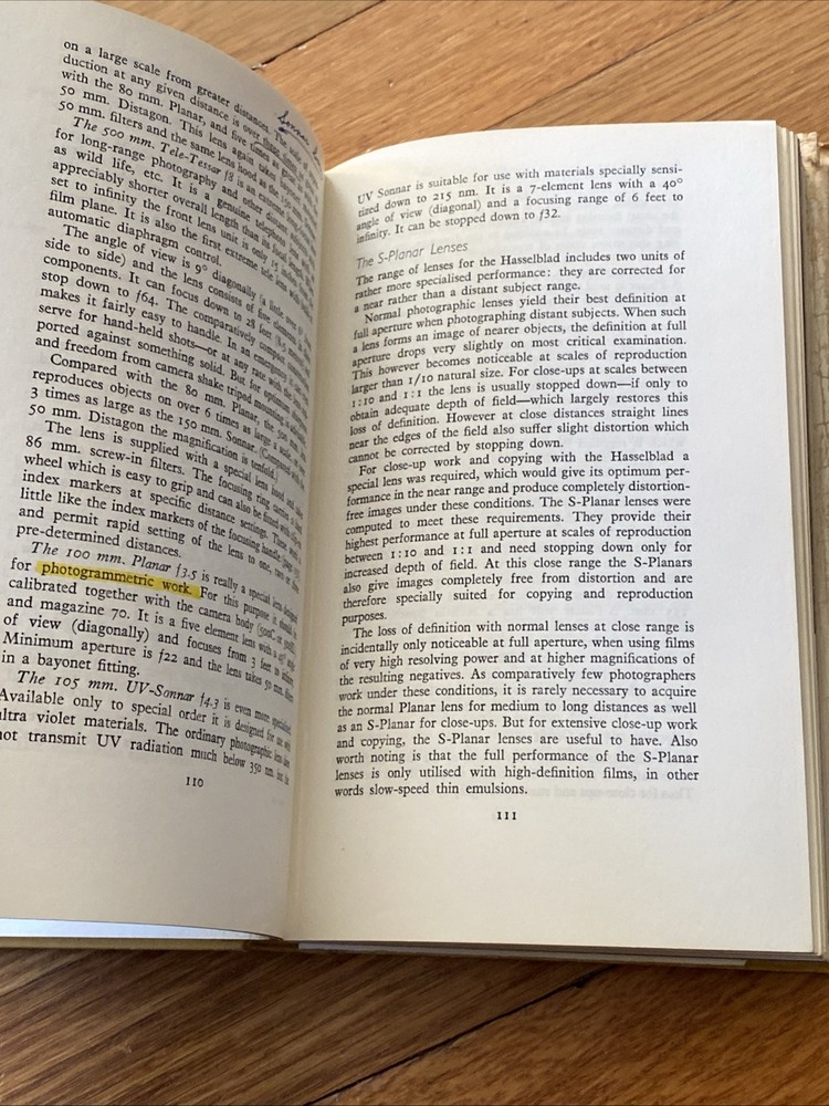 1970 3rd Edition The Hasselblad Way Freytag Camera Book