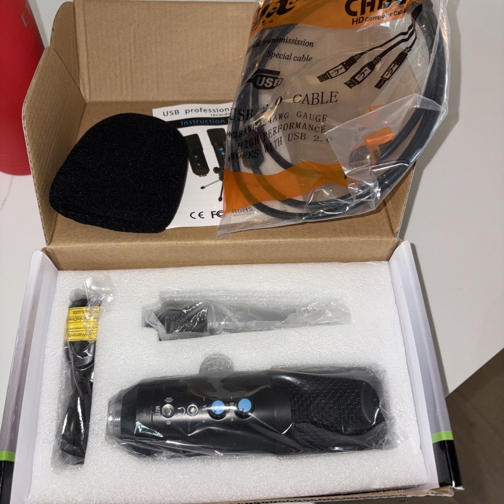 Sensitive Pickup Professional Condenser Microphone For Mac Or Windows