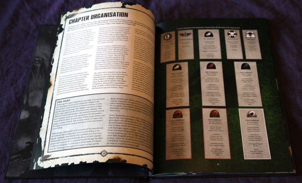 Warhammer 40k, Salamanders Codex Supplement, Hardback Edition, Games Workshop