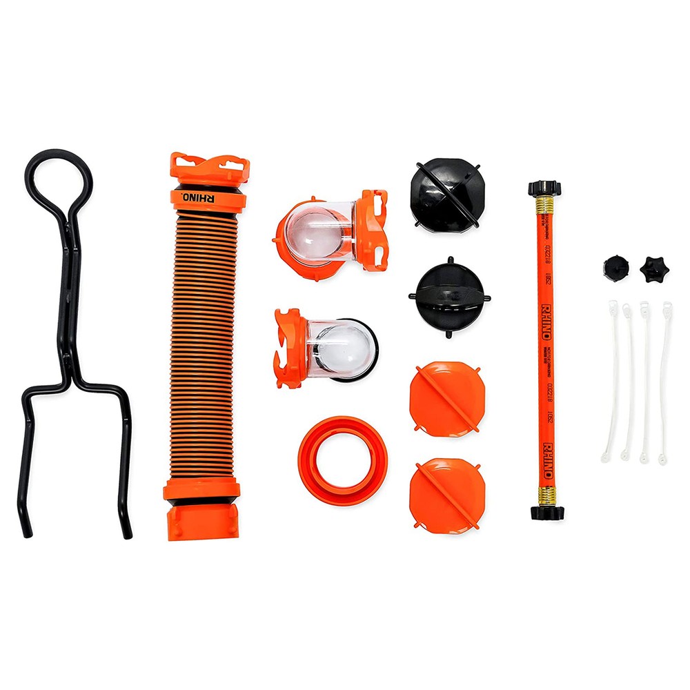 Camco 39006 Rhino Portable 36 Gallon RV Waste Tank Holding Hose and Accessories