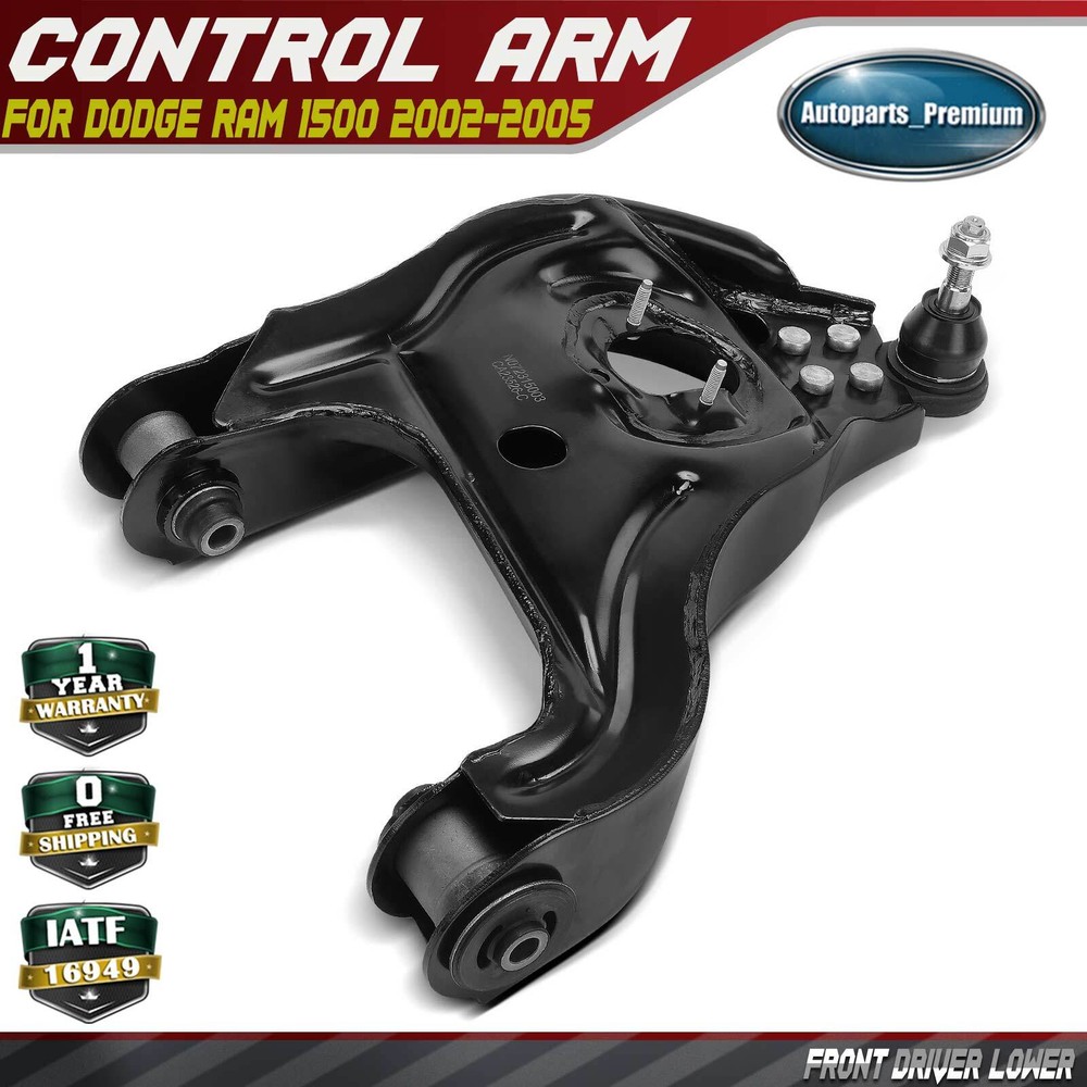 Front Left Lower Control Arm & Ball Joint Assembly for Dodge Ram 1500 2002-2005