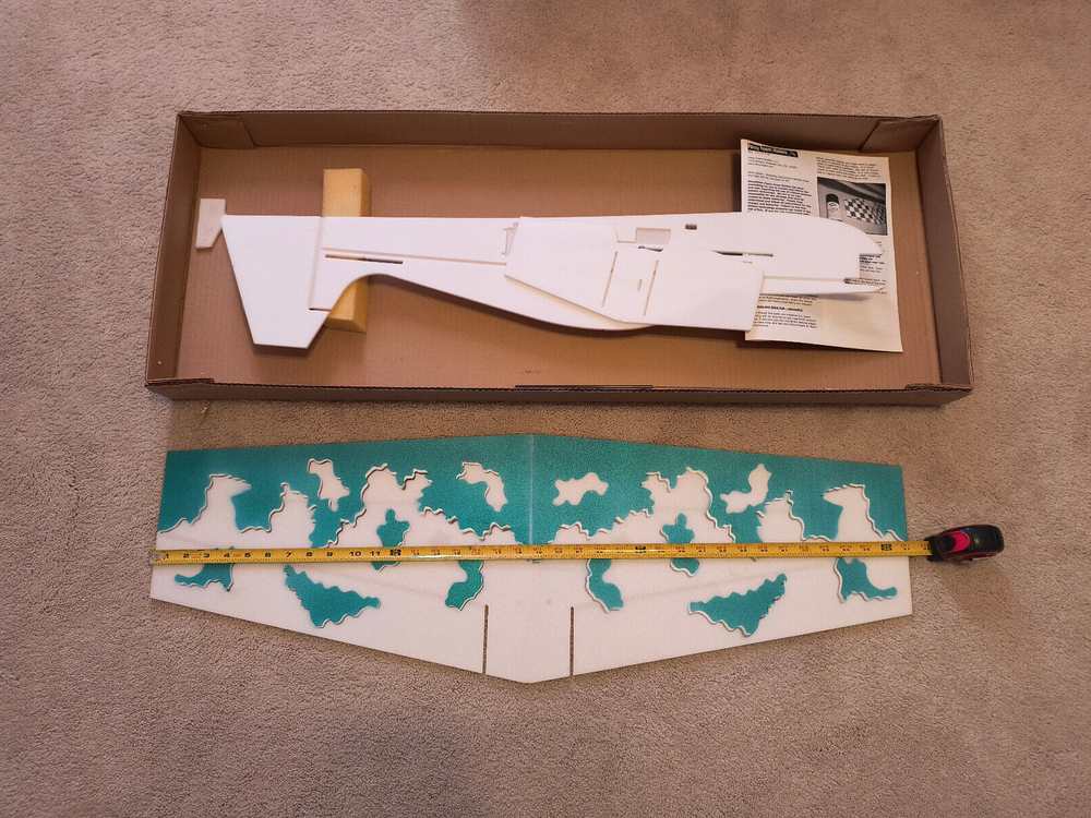 Fancy Foam Wing Span 37" Printed Includes Manual and Rods