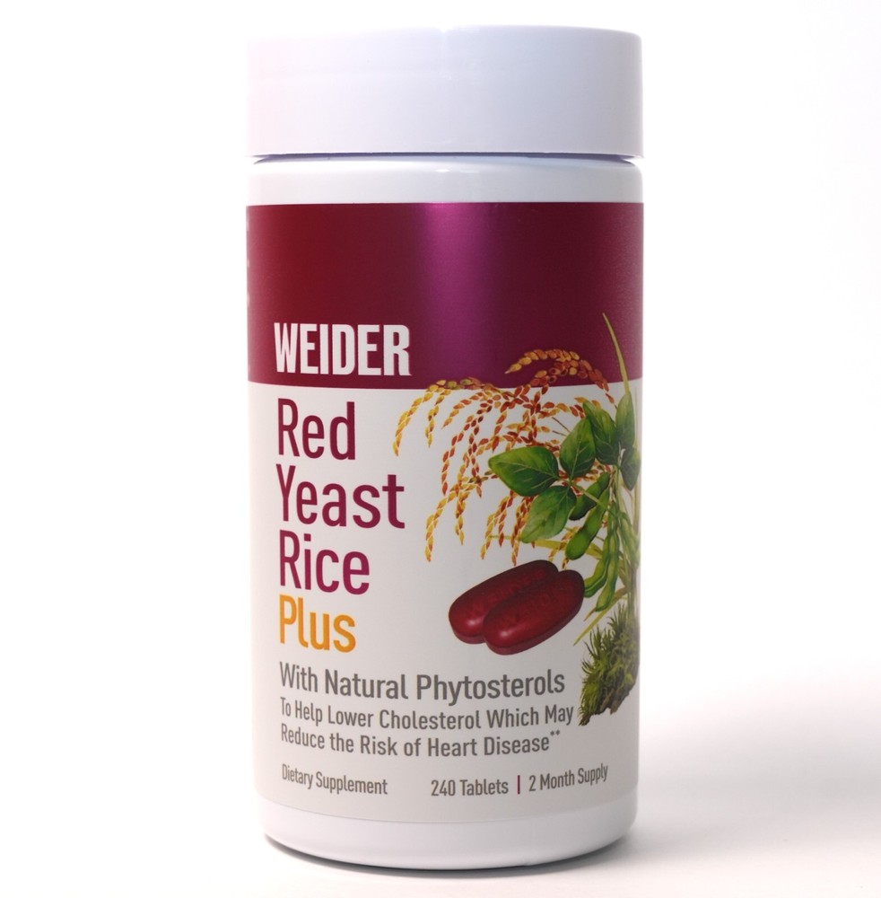 Weider Red Yeast Rice Plus 1200 mg., 240 Tablets