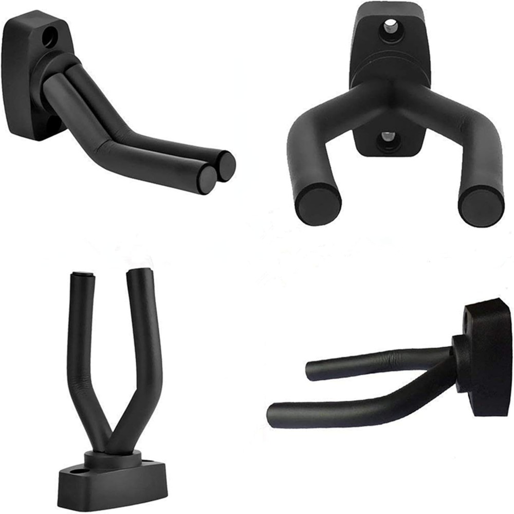 Guitar Hanger Wall Mount 4 Pack - Protect Your Instruments in Style