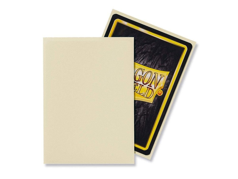 Dragon Shield 100 Count Standard Size Matte Deck Protector Sleeves (Matte Ivo...