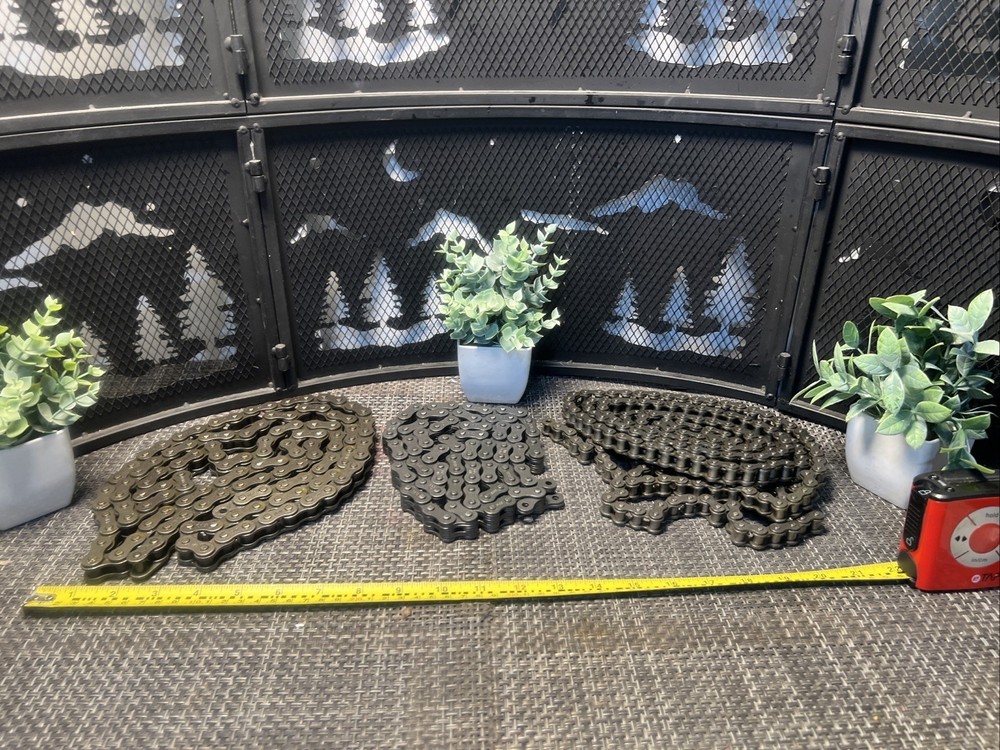 3 QTY! BULK LOT - Heavy Roller Chains