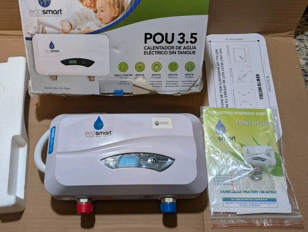 Ecosmart Tankless Water Heater POU 3.5