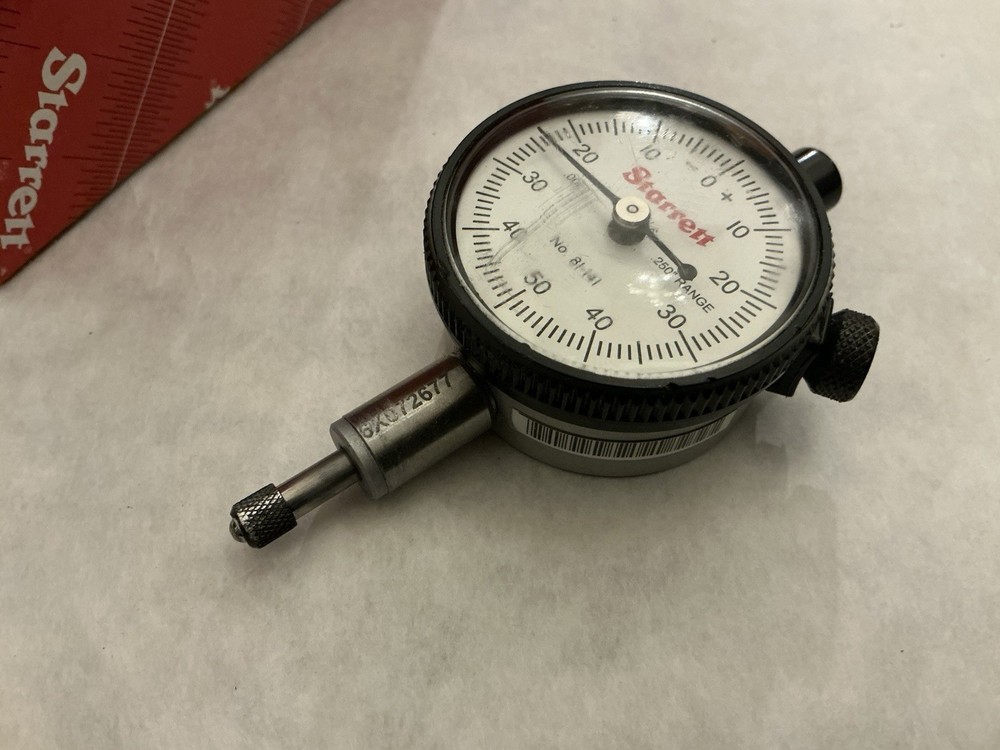 1. Starrett No. 81-141 Dial Indicator