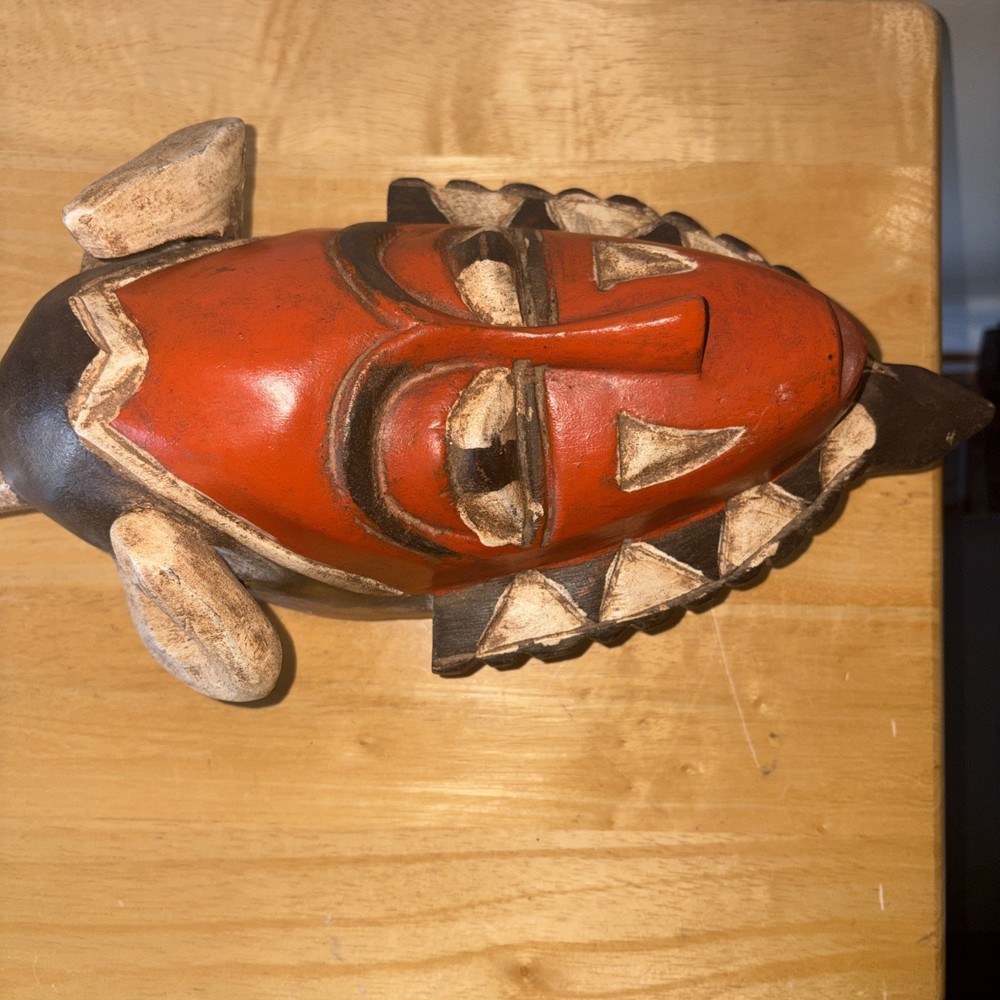 African Guro Mask - Vintage 19” Tall
