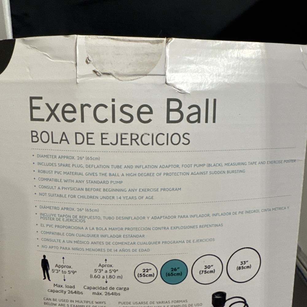 New Crane Exercise Ball 26” Green
