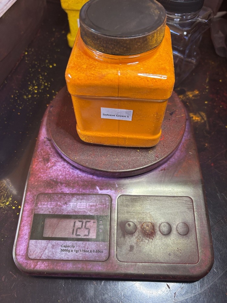 Solvent Green 5 (fluorescent) 125 Grams