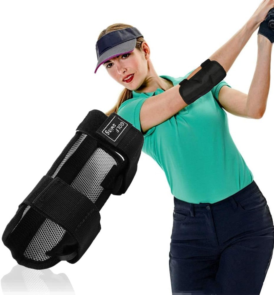 Golf Swing Training Elbow Brace, Straight Practice Golf Swing Trainer Elbow Brac