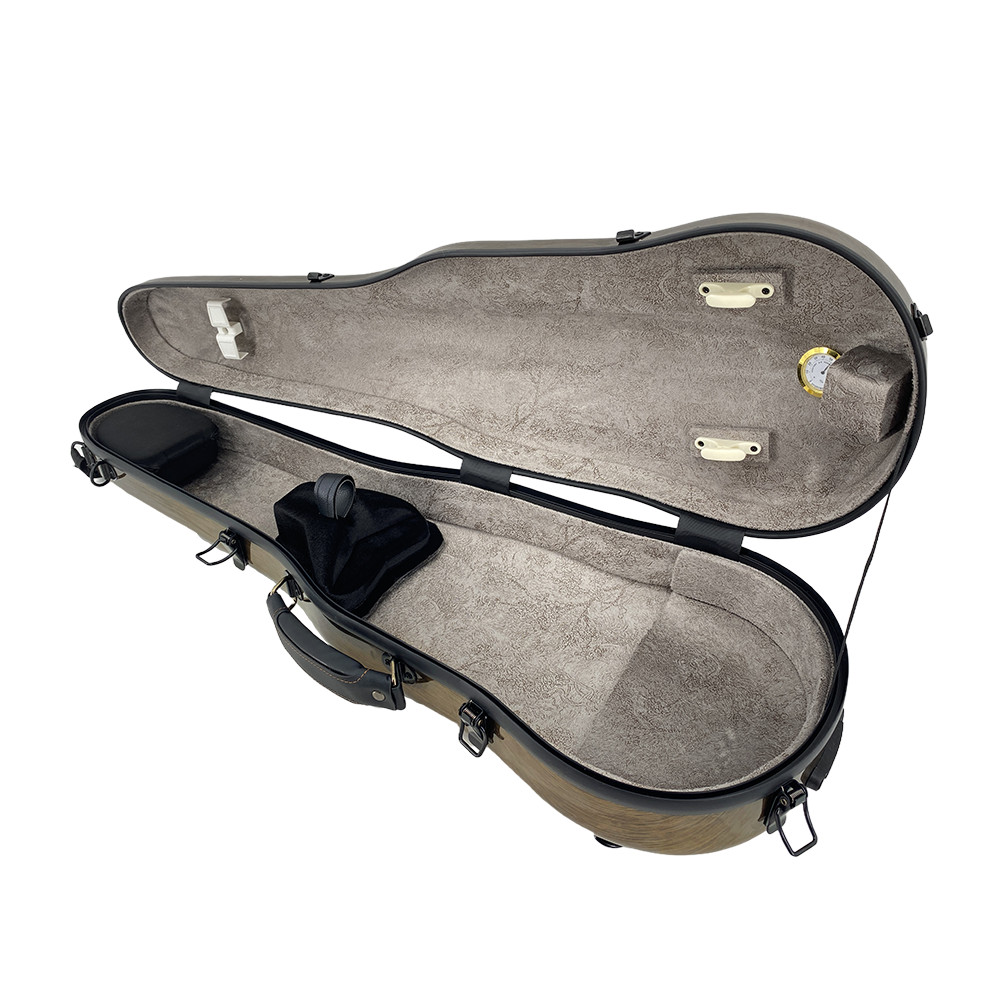 Violin Case 4/4 hard shell Carbon fiber Lightweight Triangle case with Backstrap