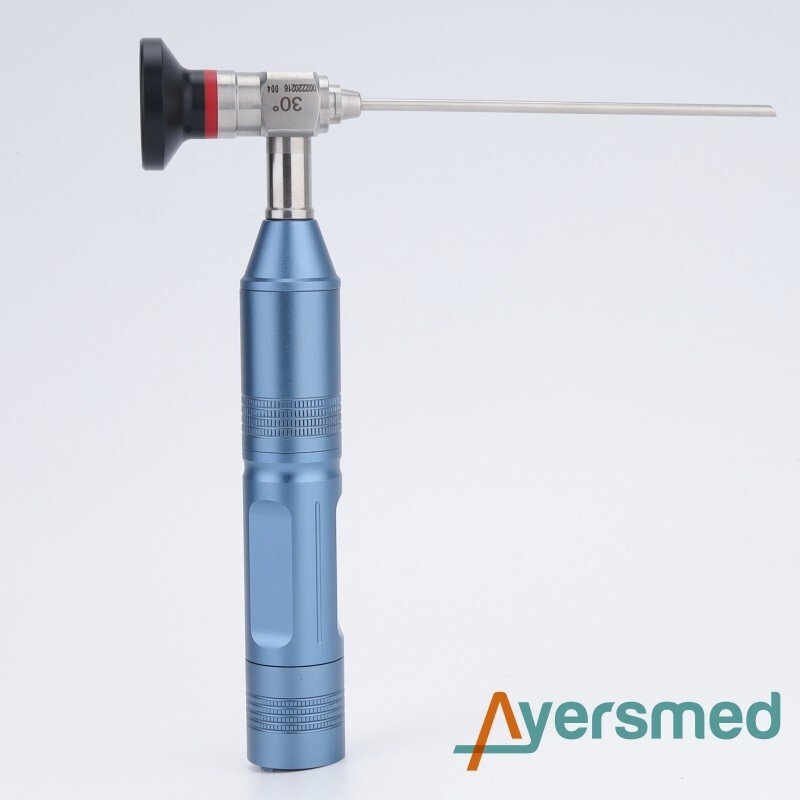 High-Brightness 10W LED Rechargeable Portable Endoscope Light Source for ENT