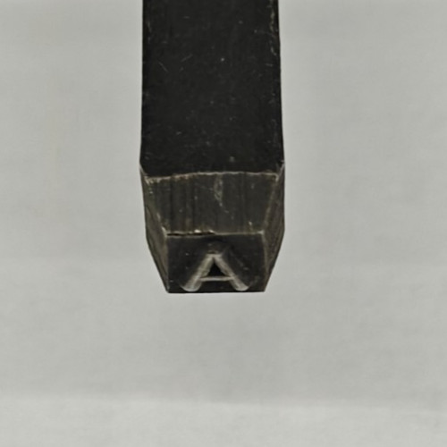 Letter "A" Steel Stamp 5/32" Size Type - #A Machine Made