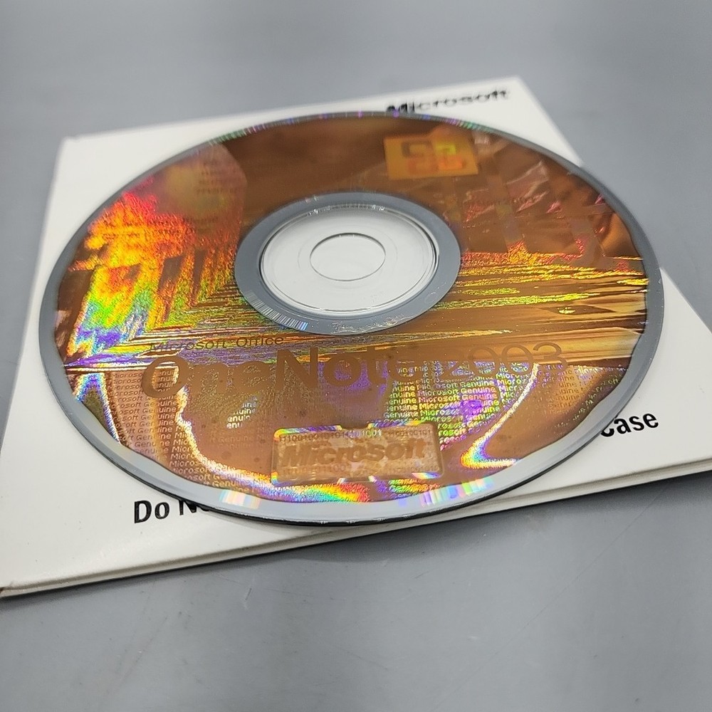 Microsoft OneNote 2003 OEM - One Note - Software with Key Opened