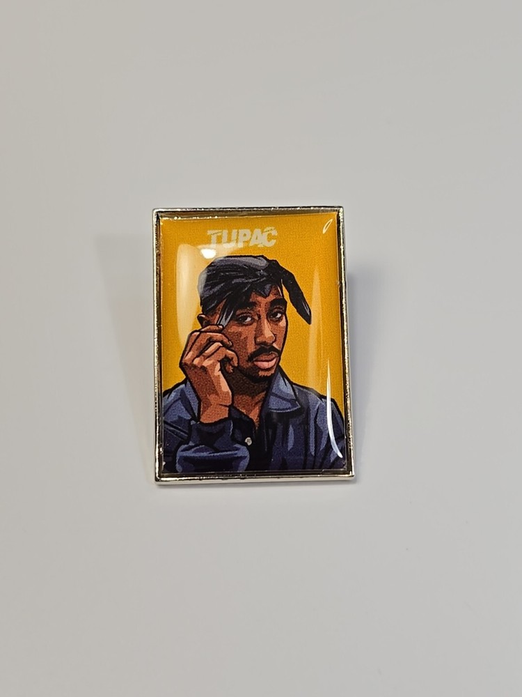 Tupac Shakur American Rapper Lapel Pin