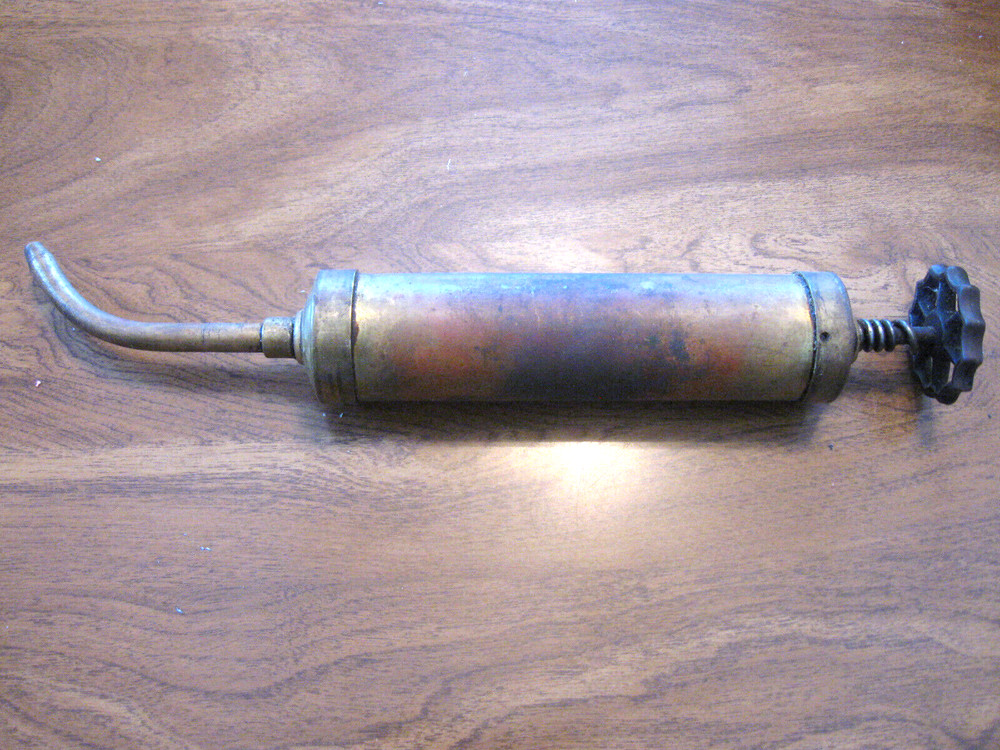 Vintage Brass Grease Gun