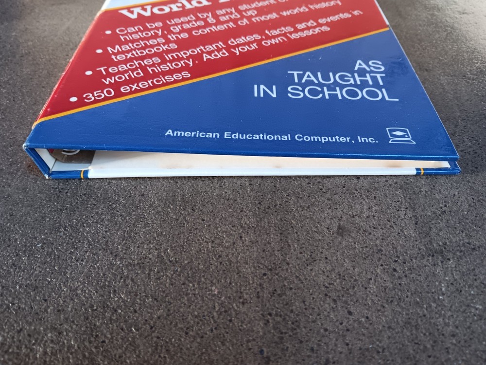 Commodore 64 A+ World History Matchmaker Series Computer Software Tested/Works