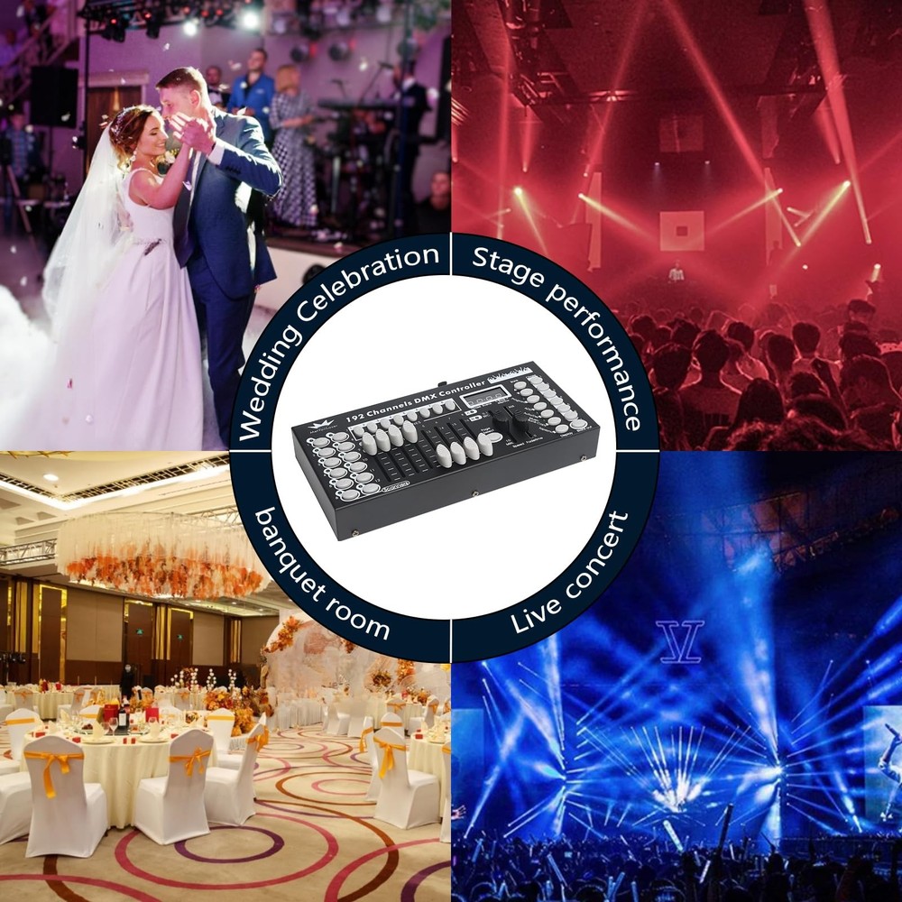 DMX Controller DMX Console,192CH Dmx512 Console Controller Panel Use for Edit...