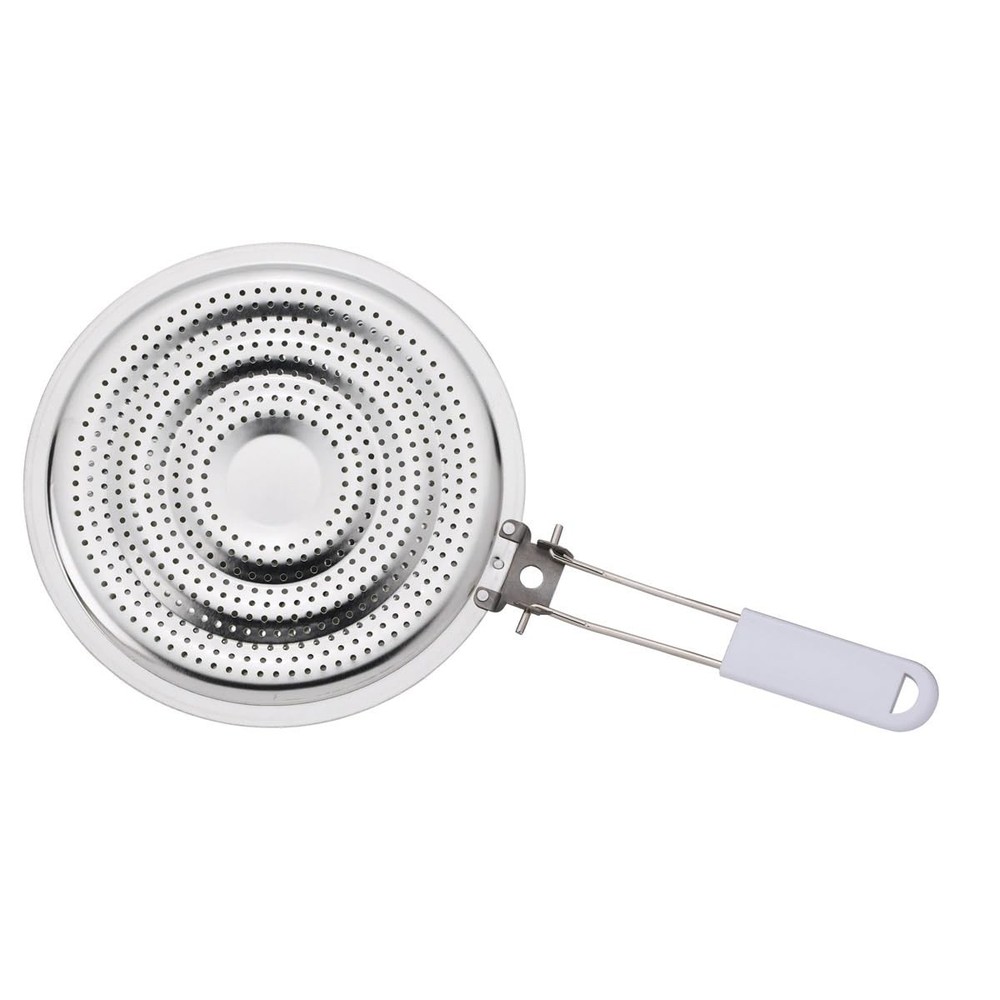 Heat Diffuser Reducer Flame Guard With Removable Handle, Stainless Steel, Dis...