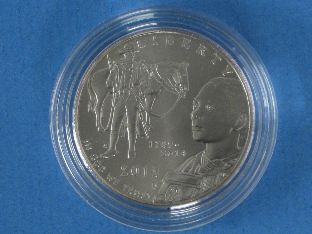 2015-D US Marshals Commemorative Uncirculated Half Dollar with Box & COA