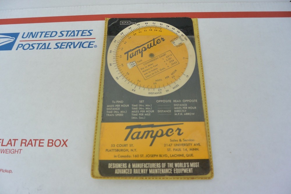 VINTAGE TAMPER TAMPUTER RAILROADER CONVERSION GAGE W SLEVE