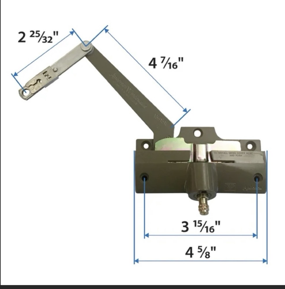 andersen casement split arm operator right hand 1982-1995
