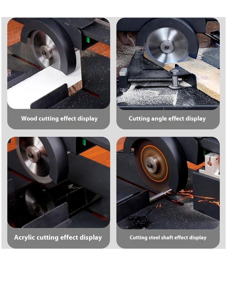 110v Multifunctional Push-Pull Sliding Cutting Saw Tile Cutting Machine 300W