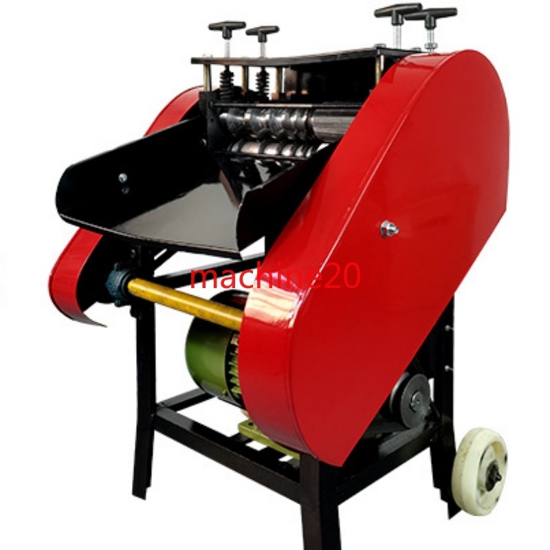 Double-core rubber waste copper wire and cable stripping machine