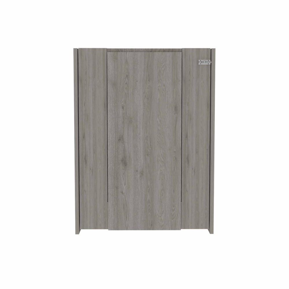 Vatta Wall Foldable Table, Seven Interior Shelves, Extending Table
