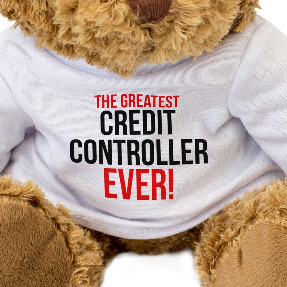 NEW - THE GREATEST CREDIT CONTROLLER EVER - Teddy Bear - Cute - Gift Present