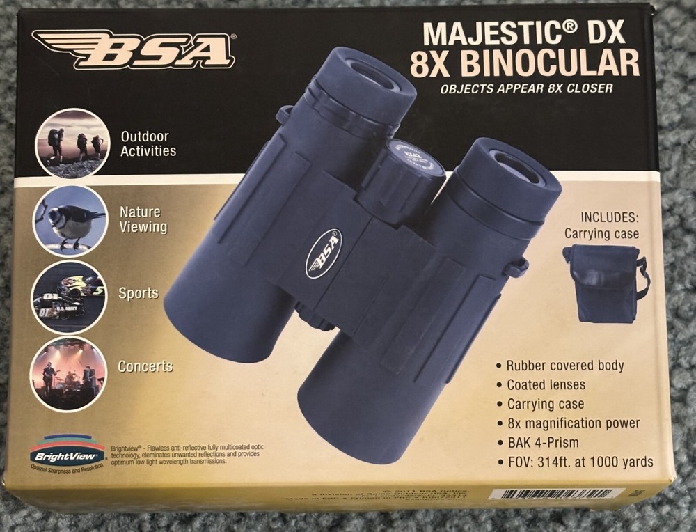BSA MAJESTIC DX 8X BINOCULAR
