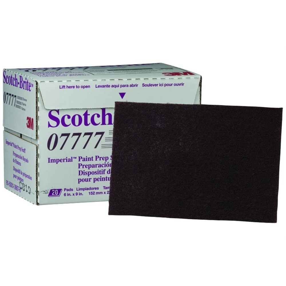 20/BX SCUFF PADS (MAROON) (3M-7777)