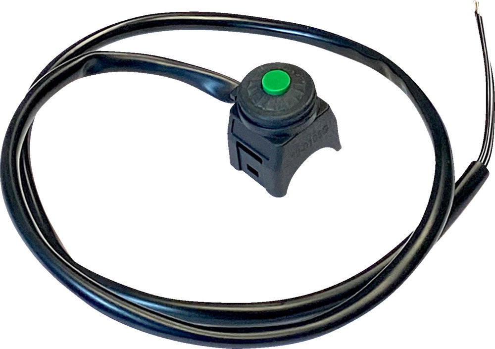 K&S TECHNOLOGIES Momentary Switch Green Button 12-0106G