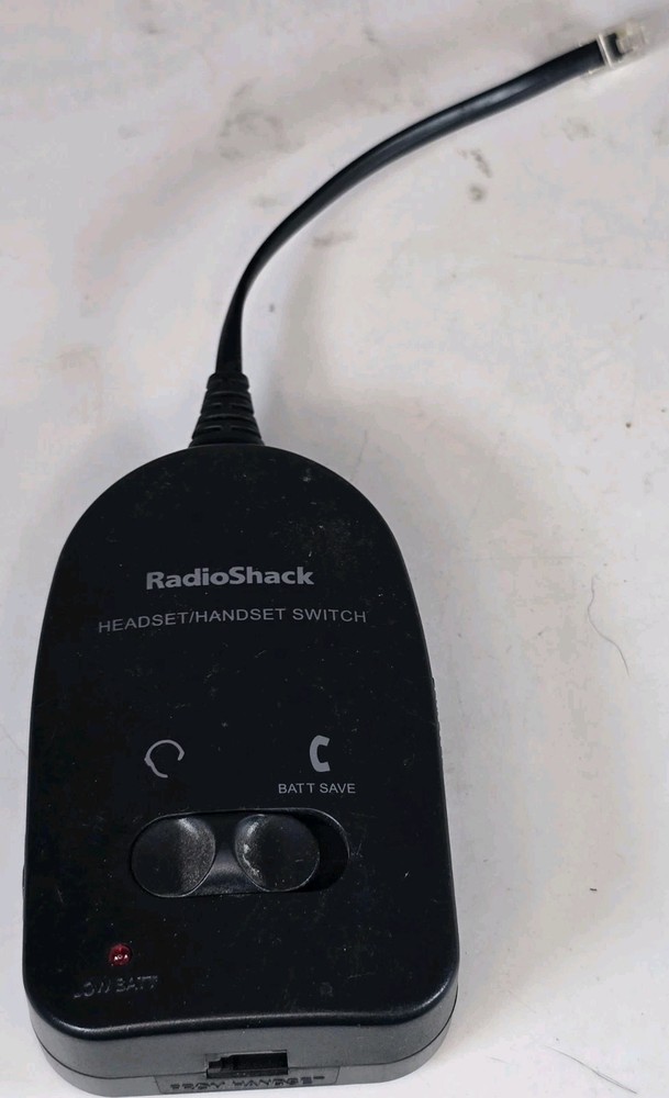 Radio Shack Telephone Headset / Handset Switch 43-2017