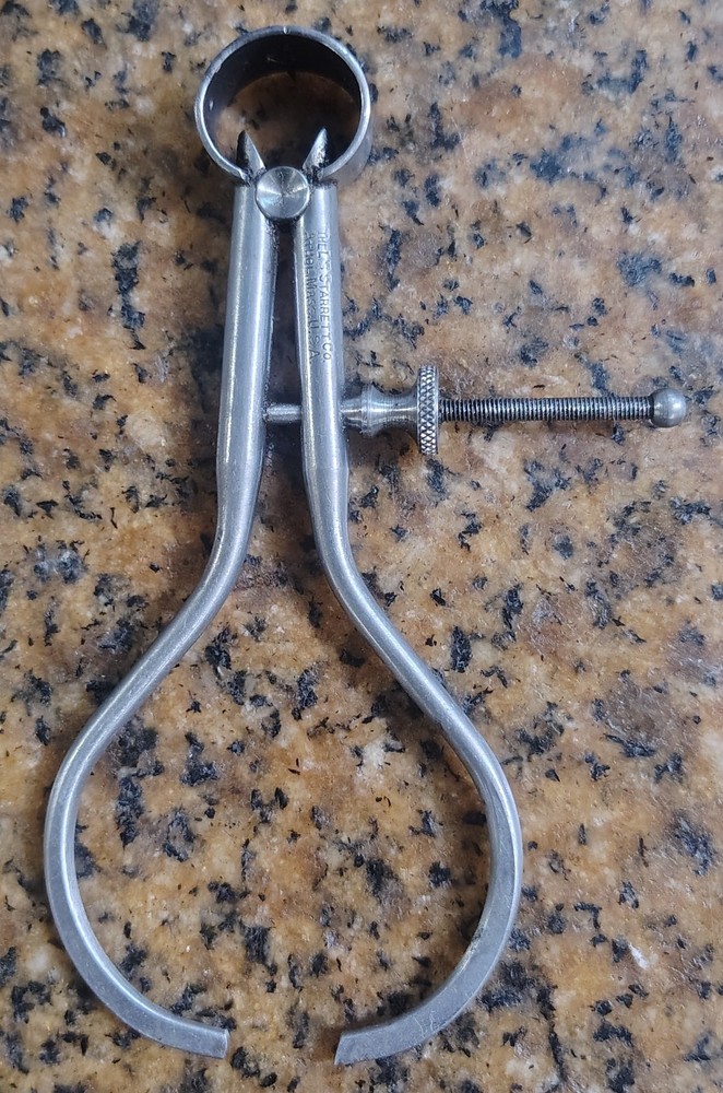 🗽 VINTAGE STARRETT  4"  OD CALIPER