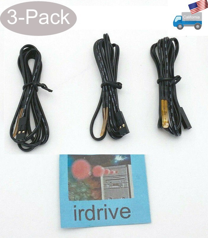 3-Pack: NEW EverCool WC-Sensor 32-inch Thermal Sensor Cable, Temperature Probe