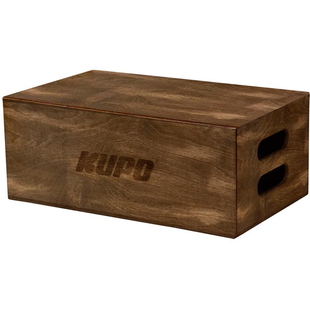 Kupo Full-Size Apple Box, Brown Stained