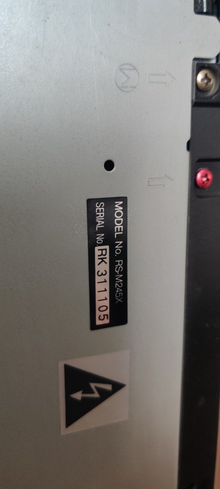 Vintage Cassette Deck Technics tested working.