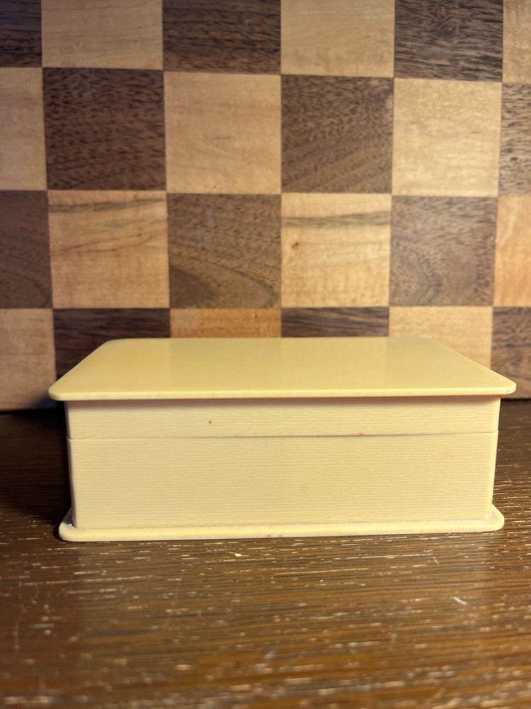 Vintage Celluloid Vanity Box, missing hinge