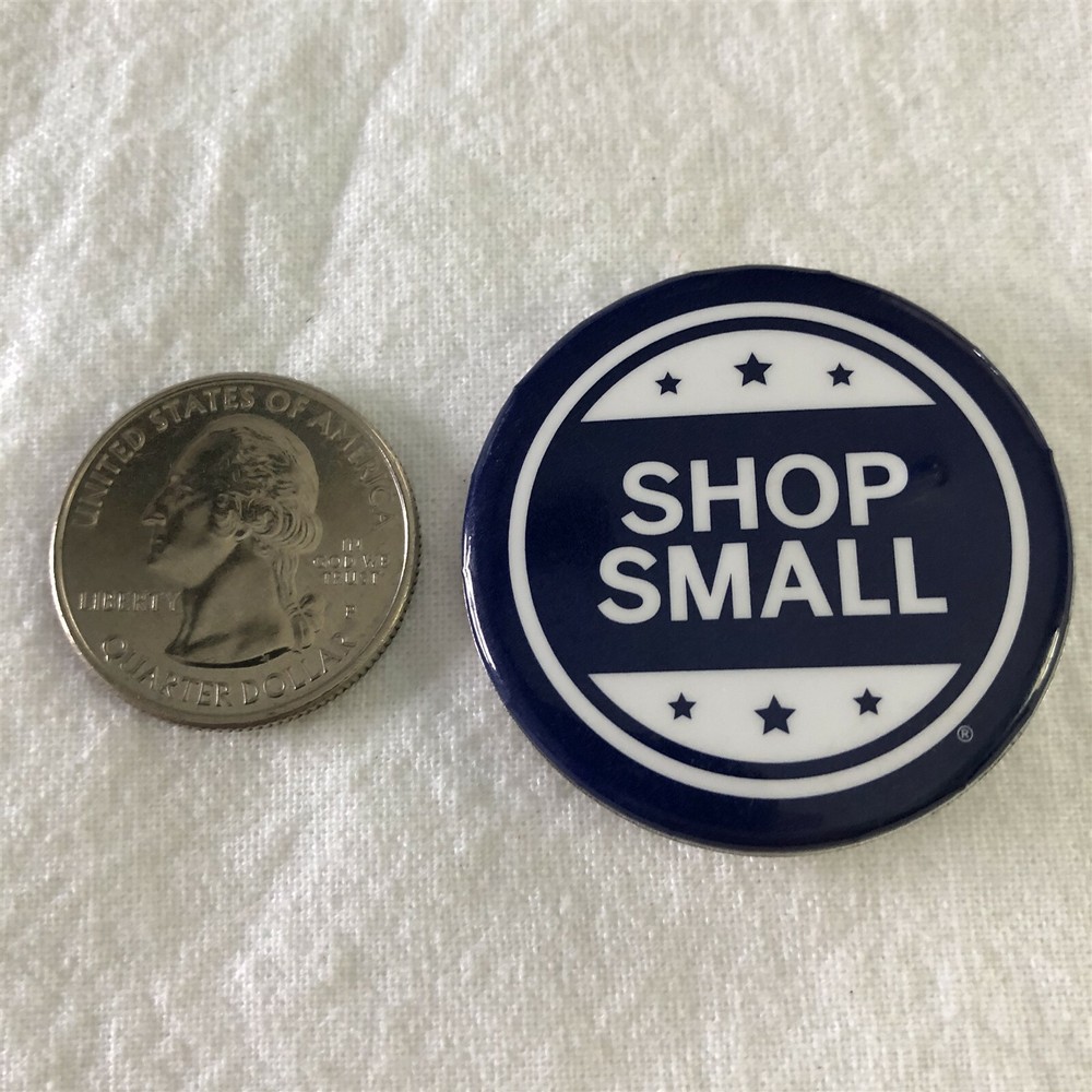 Shop Small Business Support Cause Pinback Button #37508