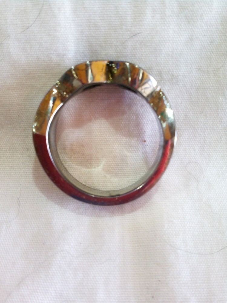 Ring Polished Steel Infinity Ring