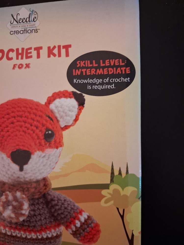 NEEDLE CREATIONS CROCHET KIT "FOX" COMPLETE KIT